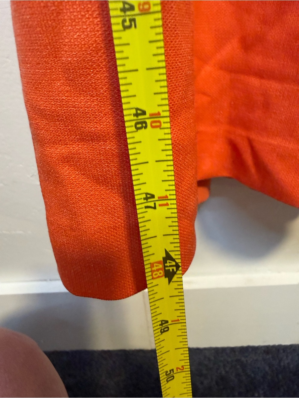 Line & Dot Coral Orange Cutout Midi Dress XS Pockets Adjustable Straps - Picture 6 of 13